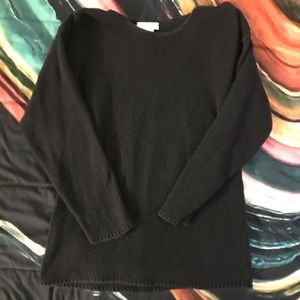 Long Black sweater
